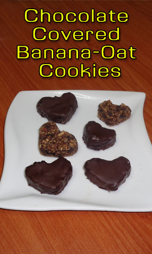 Chocolate-Covered Banana-Oat Cookies